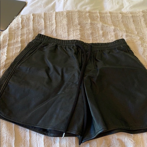 Club Monaco Leather Shorts - Picture 1 of 3